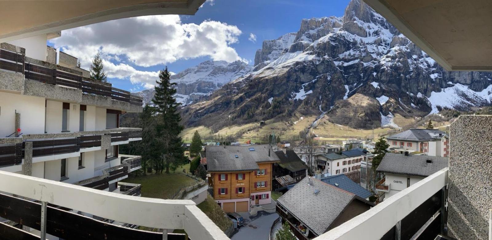 Flaminia Wohnung 15 - Best View And Free Parking! Leukerbad Exterior photo