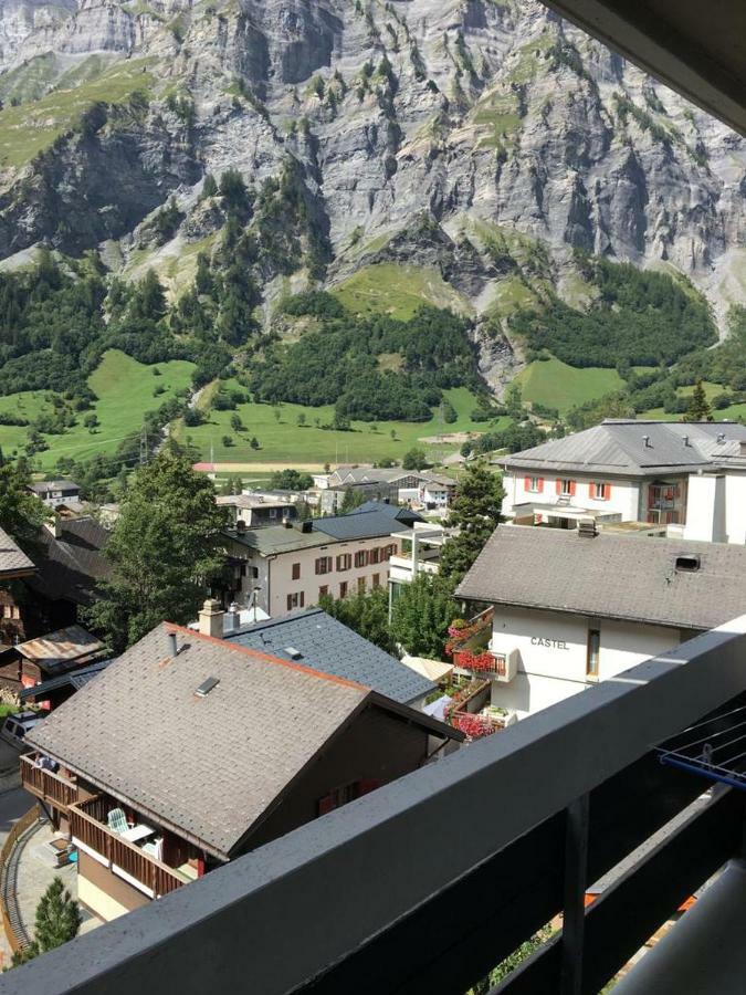 Flaminia Wohnung 15 - Best View And Free Parking! Leukerbad Exterior photo